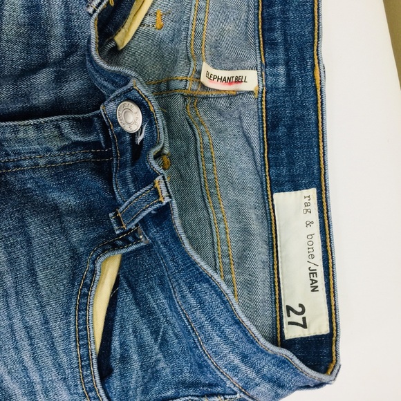 Rag & Bone Women’s Elephant Bell Jeans Sz 27 - Picture 8 of 8